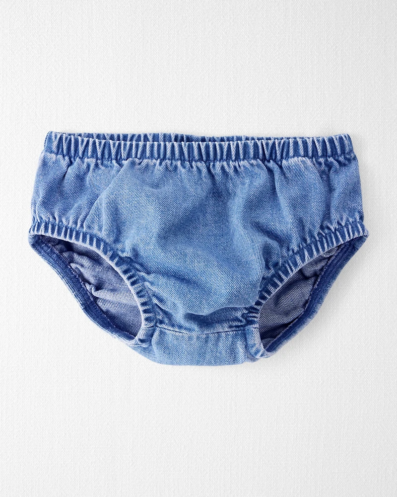 Baby Girl Organic Cotton Chambray Dress