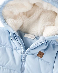 Baby 1-Piece Snowsuit Made with Recycle Materials