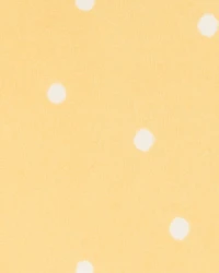 Baby Girl 1-Piece Polka Dot Swimsuit - Yellow