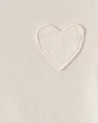 Toddler Girl Heart Long-Sleeve Top - Cream