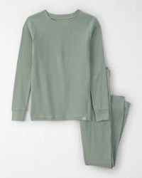 Kids 2-Piece Long-Sleeve Pyjama Set Green