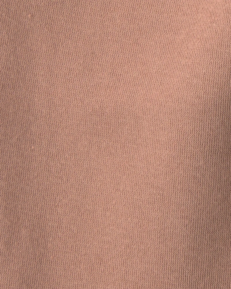 Toddler Boy Fleece Joggers - Brown
