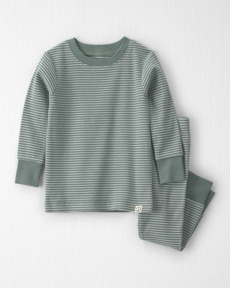 Baby 2-Piece Organic Cotton Ribbed Pyjamas