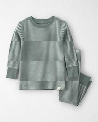 Baby 2-Piece Organic Cotton Ribbed Pyjamas