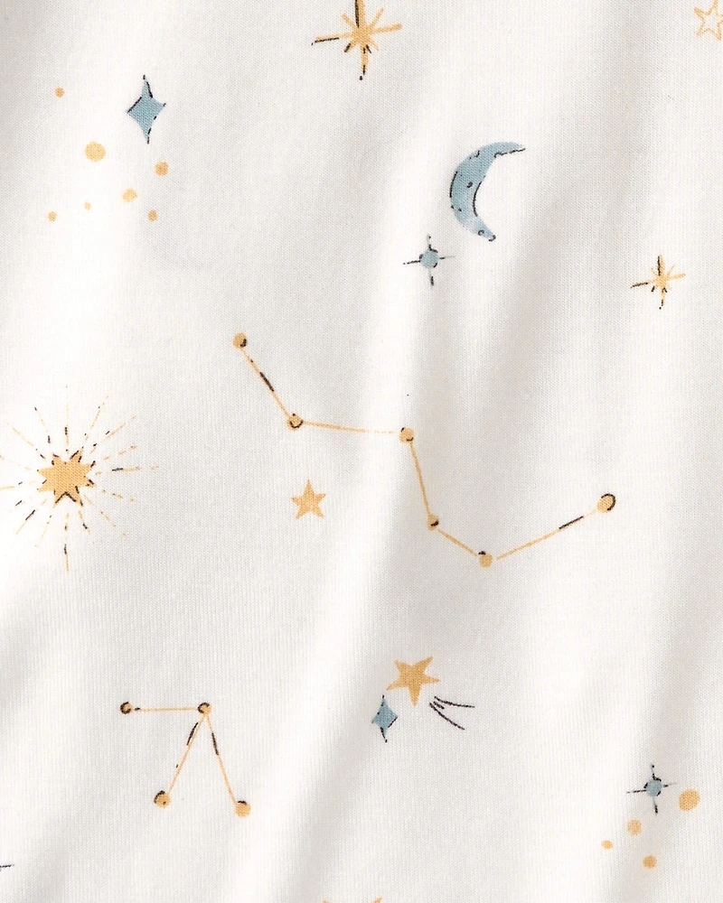 Baby 2-Pack Constellation Multipack Bodysuits - Yellow/Ivory