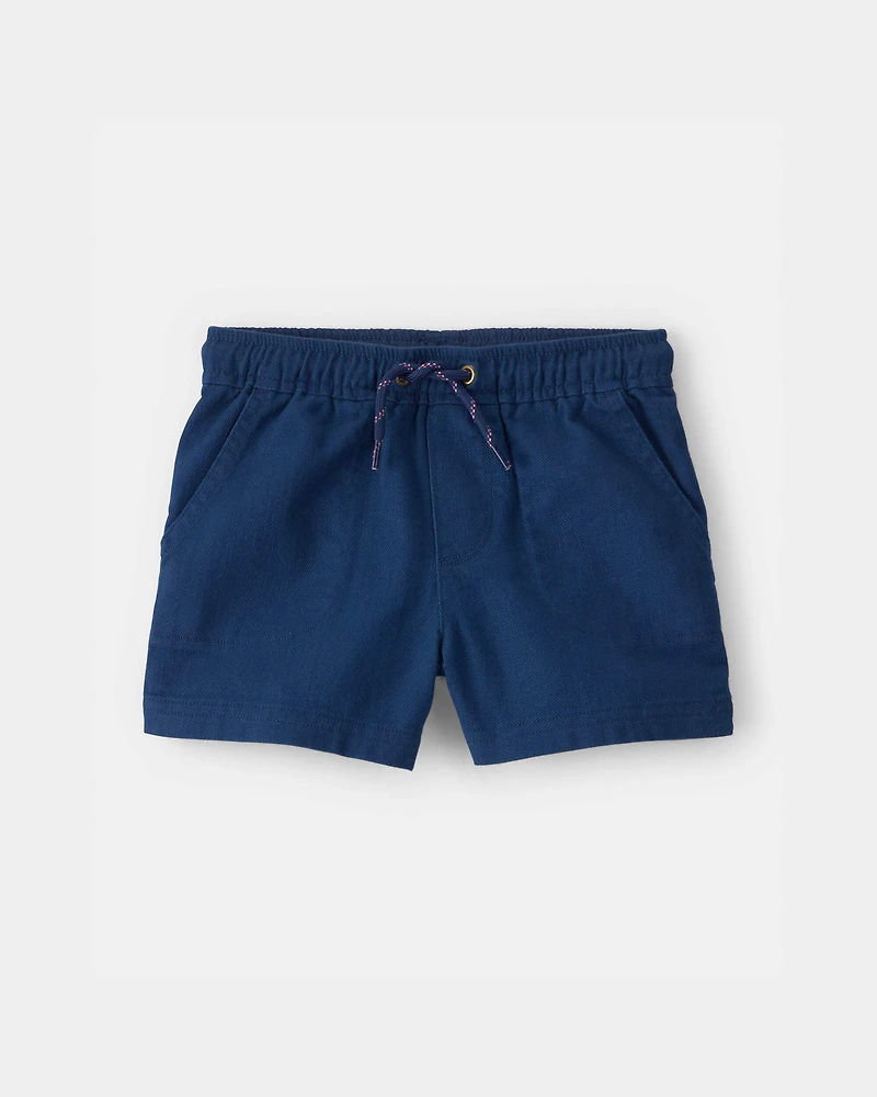 Toddler Boy Twill Shorts - Blue