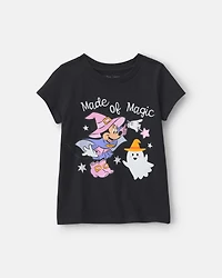 Girls Toddler Girl Disney© Halloween Graphic Tee - Black