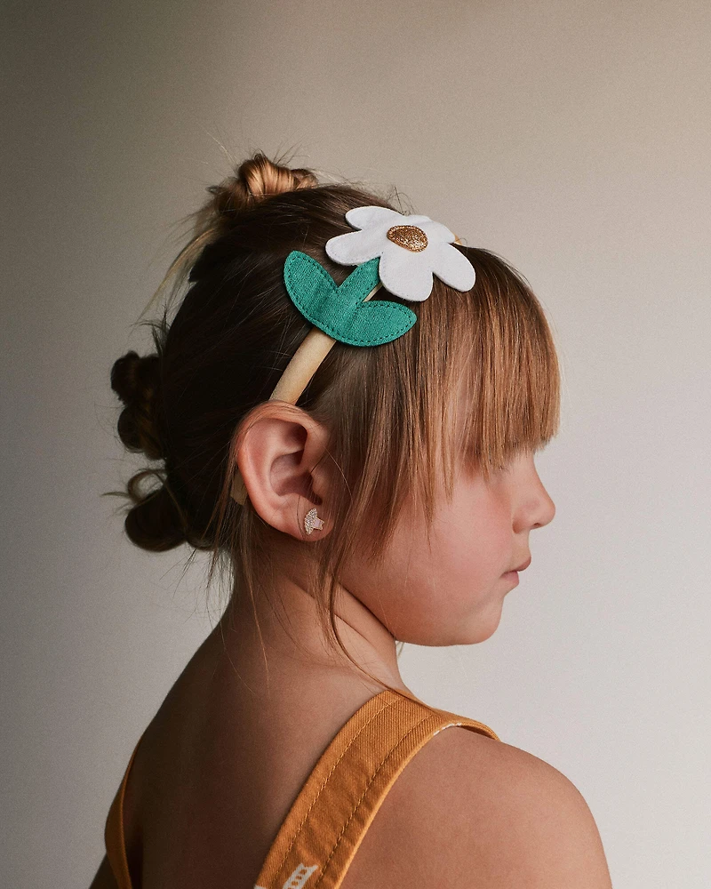Toddler Girl Flower Headband & Wand Set