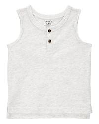 Toddler Slub Jersey Sleeveless Tank