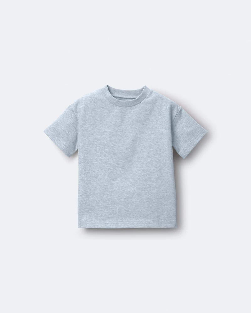Toddler Relaxed Tee - Light Grey