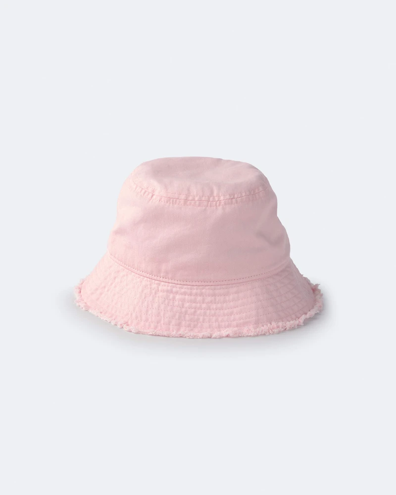 Toddler Girl Bucket Hat - Rose