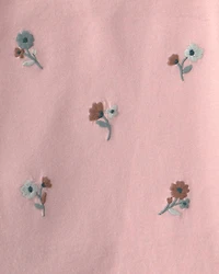 Baby Girl 2-Piece Floral Long-Sleeve Bodysuit & Pant Set - Pink