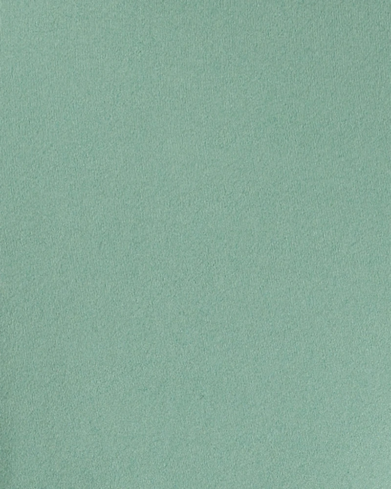 Girls Knit Flare Active Pants - Green