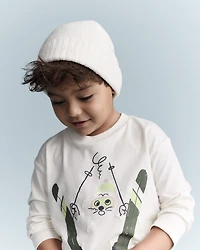 Toddler Beanie - Cream