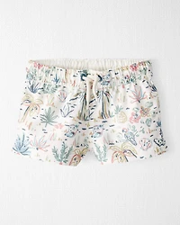 Baby Boy Recycled Tropical-Print Swim Trunks