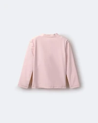 Toddler Full-Zip Long-Sleeve Rashguard - Blush