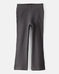 Toddler Girl Cotton Flare Active Pants - Black