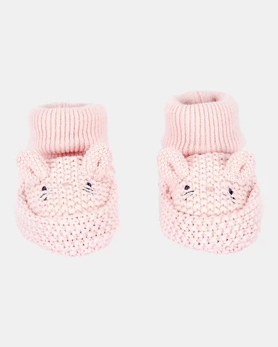 Baby Bunny Crochet Booties