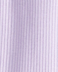 Baby Girl Pull-On Stretch Rib Leggings - Purple