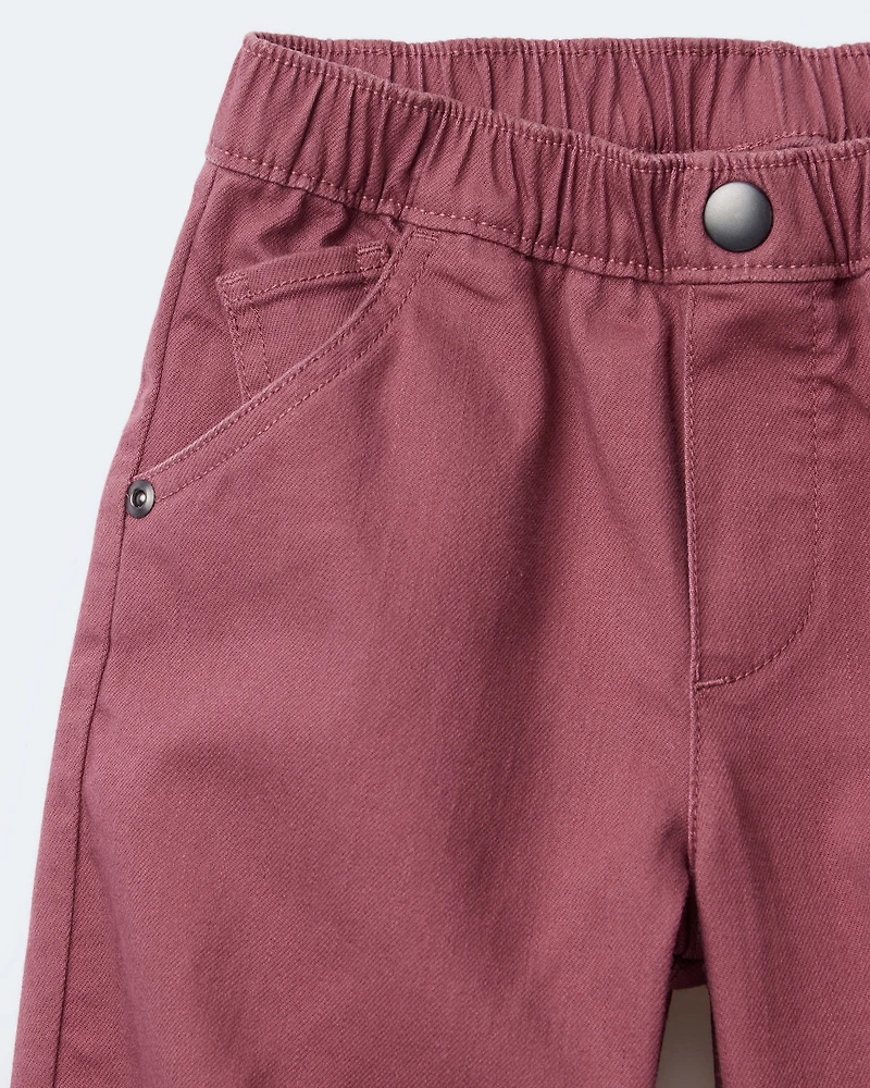 Toddler Barrel Pant - Burgundy