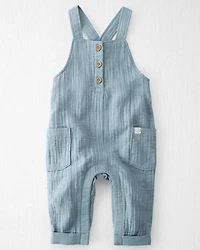Baby Organic Cotton Gauze Overalls