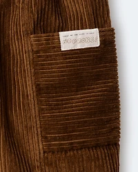Toddler Boy Corduroy Pocket Pant - Cinnamon