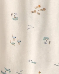Baby Boy 2-Pack Safari Sleeper Gowns - Blue/Ivory