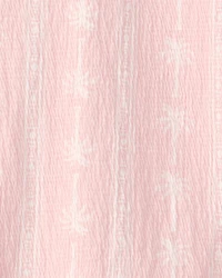 Girls Palm Tree Crinkle Top - Pink