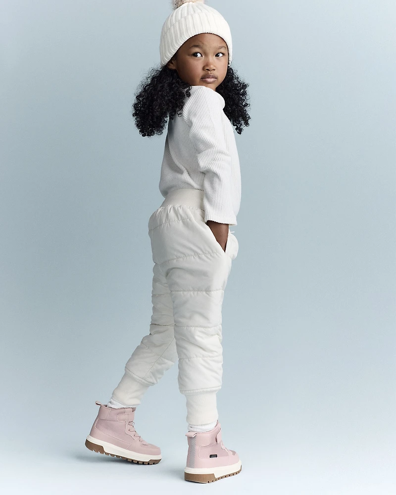 Toddler Ski Jogger Pant - Cream