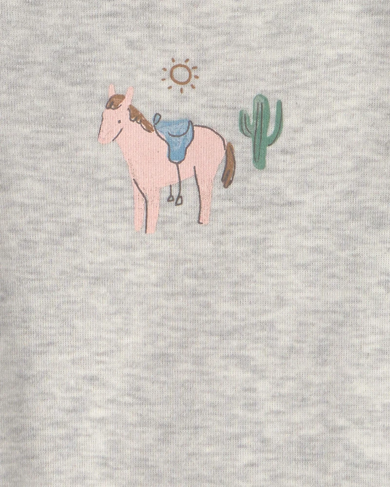 Baby Girl 5-Pack Western Multipack Bodysuits