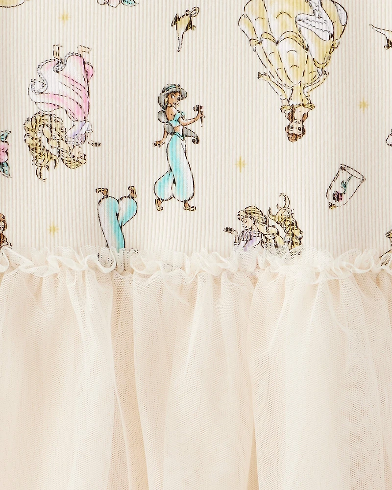 Toddler Disney Princess Long-Sleeve Tutu Dress