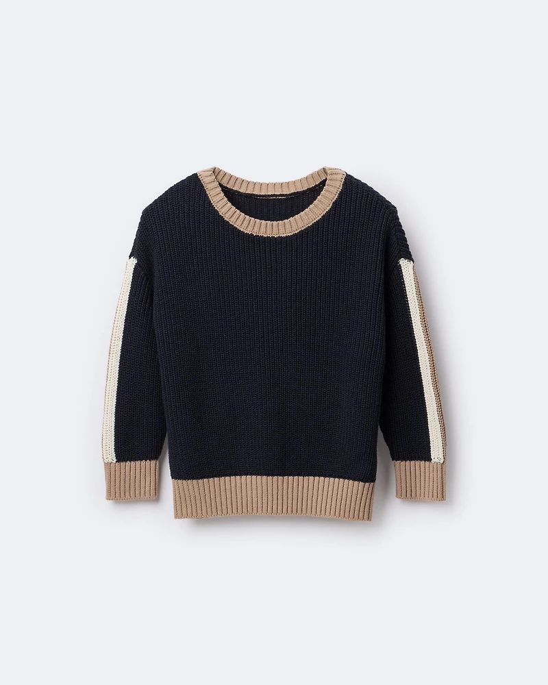 Toddler Pullover Sweater - Black