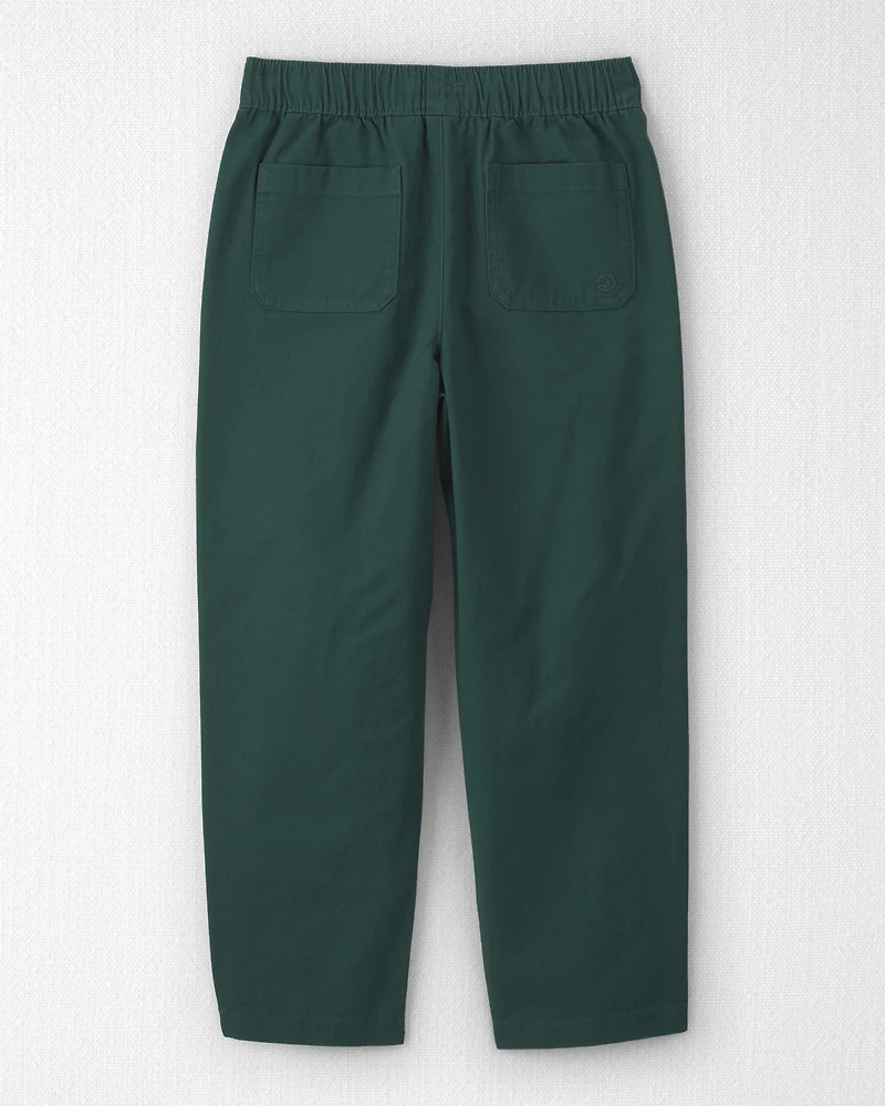 Kids Organic Cotton Baggy Twill Pants