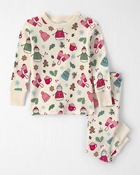 Baby Girl 2-Piece Organic Cotton Pyjamas Winter Wonderland