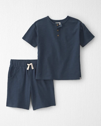 Boys 2-Piece Top & Short Set Made with Organic Cotton