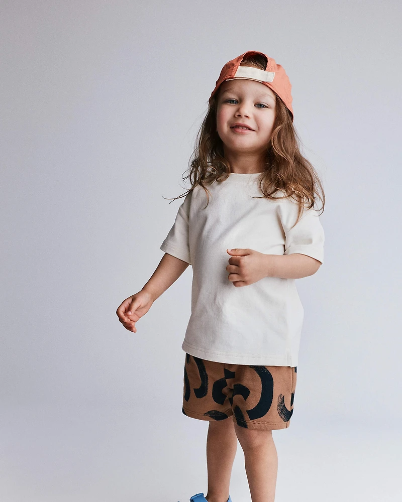 Toddler Relaxed Tee - Cream