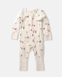 Baby North Pole PurelySoft™ 2-Way Zip Sleeper - Cream
