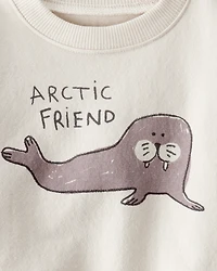 Baby 2-Piece Set Made with Organic Cotton Artic Friends Print