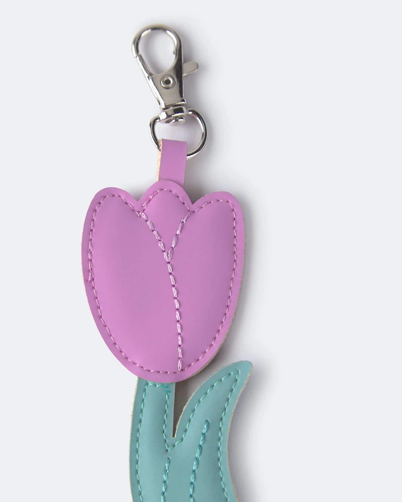 Toddler Girl Tulip Bag Charm - Purple/Blue