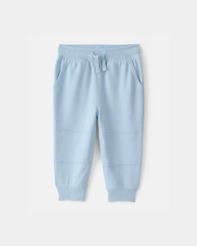 Baby Boy French Terry Joggers - Blue