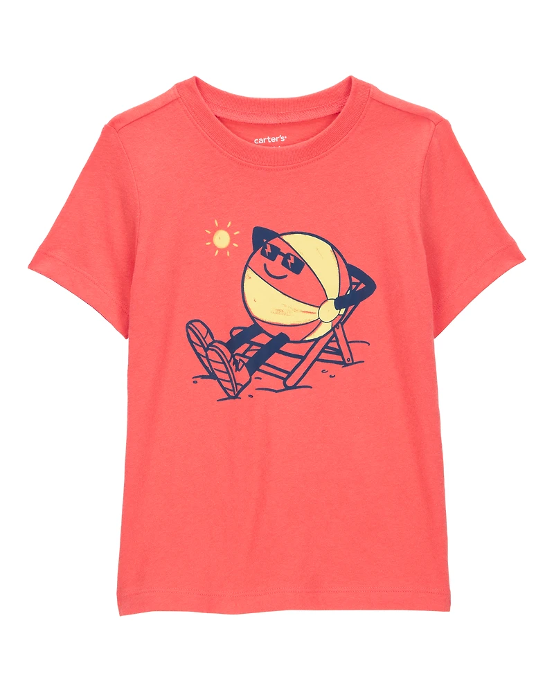 Toddler Boy Beachball Graphic Tee