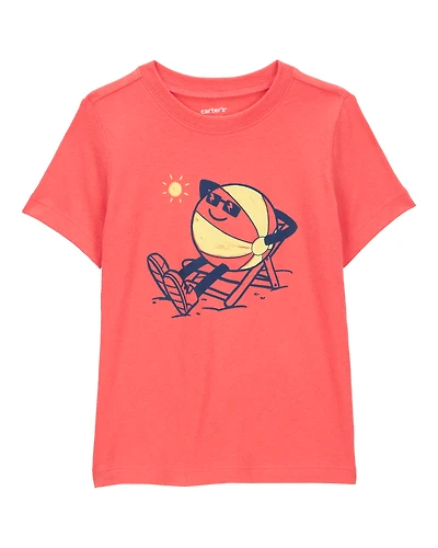 Toddler Boy Beachball Graphic Tee