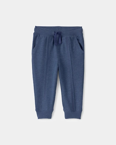 Baby Boy French Terry Joggers - Blue