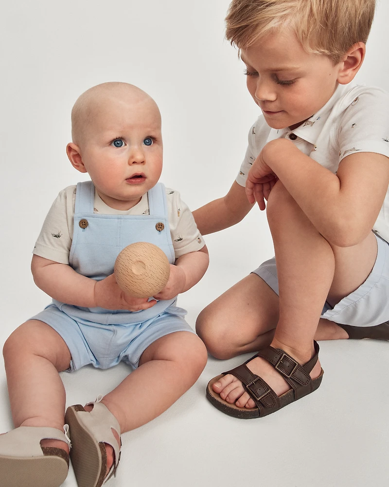 Toddler Boy Twill Shorts - Blue