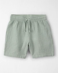 Boys 2-Piece Organic Cotton Gauze Set Green