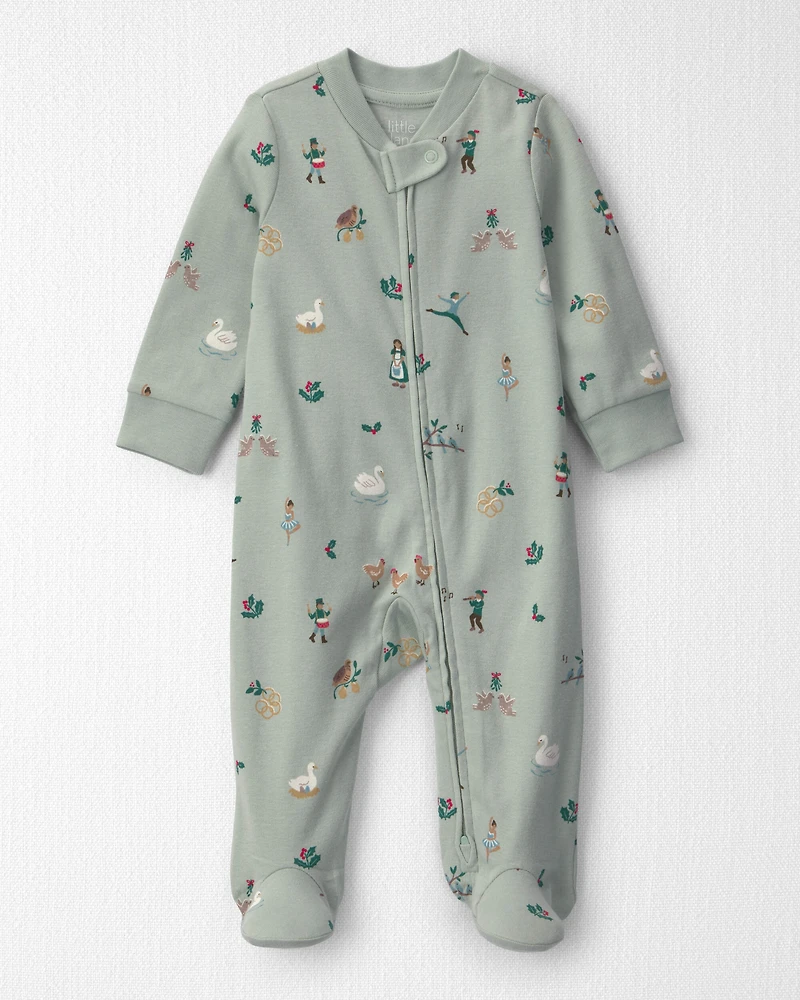 Baby Organic Cotton Sleeper 12 Days of Christmas