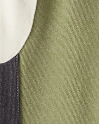 Baby Boy Colourblock Joggers - Green/White