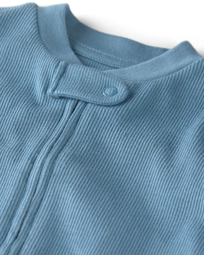 Baby Organic Cotton Rib Sleeper Pyjama