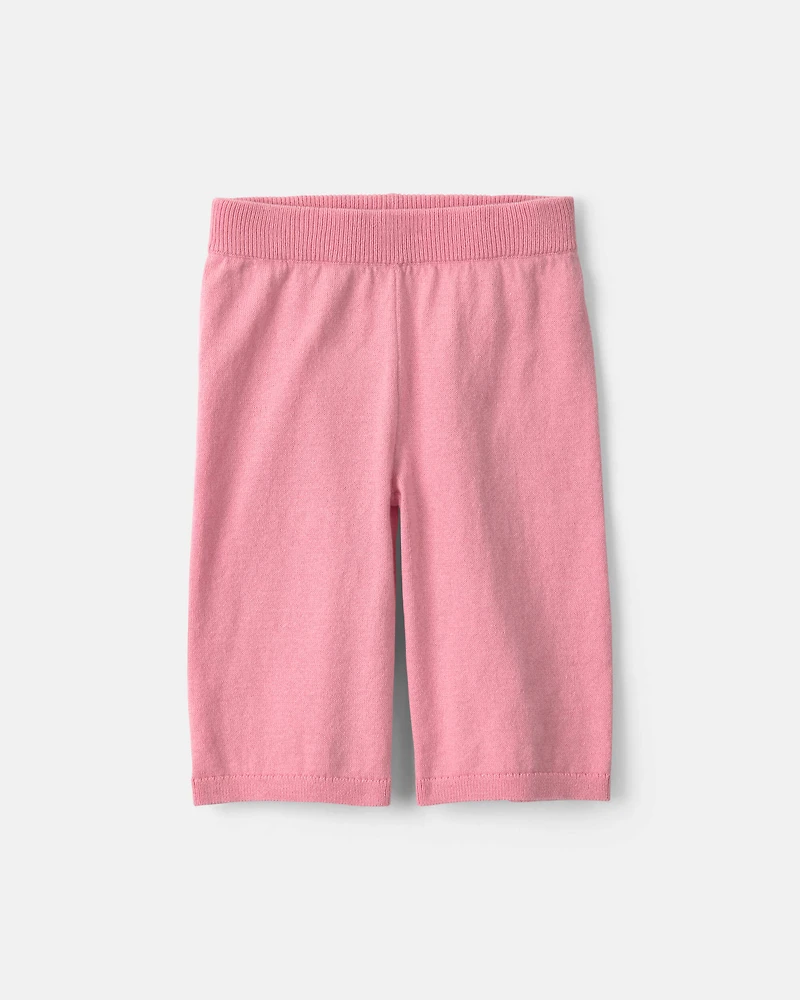 Baby Girl 2-Piece Long-Sleeve Sweater Top & Pant Set - Pink