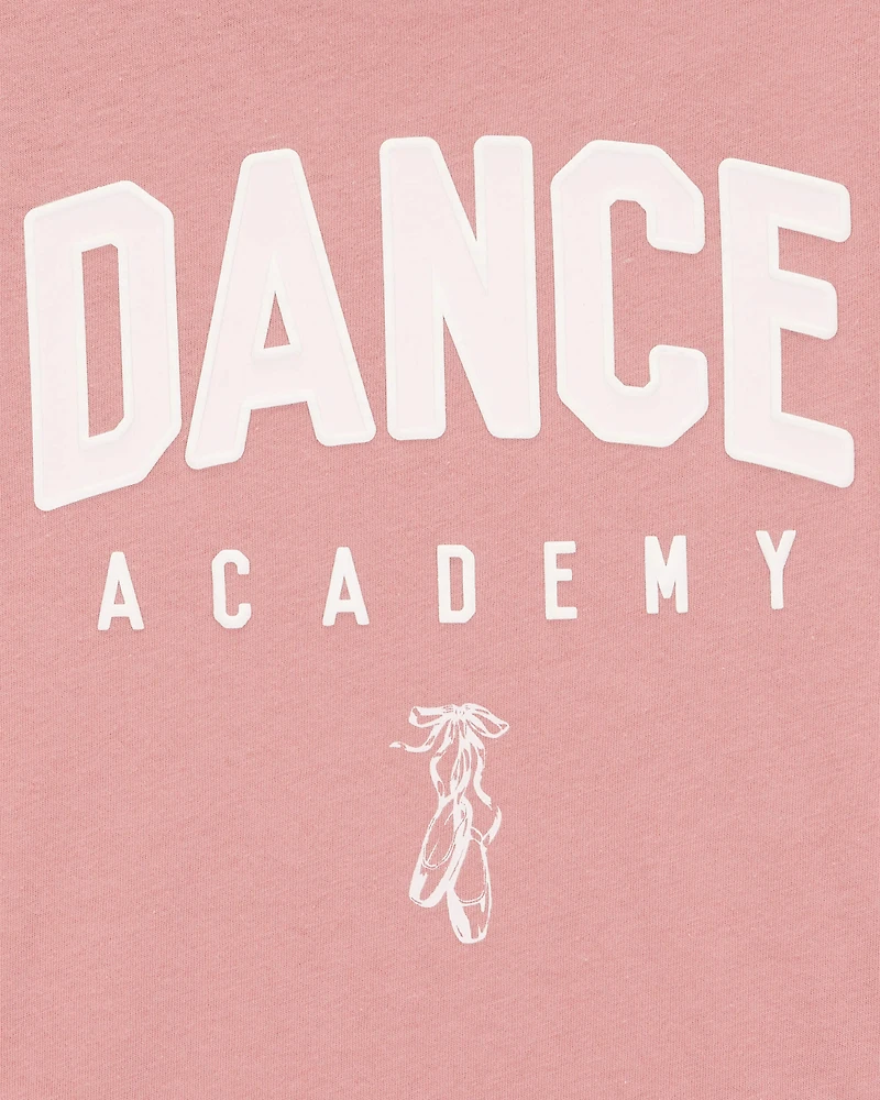Girls Dance Academy Short-Sleeve Graphic Tee - Pink